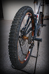 New wheelset - Hope Evo Pro 2 hub laced with DT Swiss Alpine 3 spokes, Prolock nipples and Da Bomb Revolver rims.