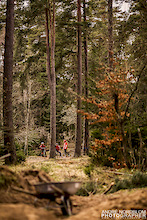 A photosession in the forest outside Skövde, Sweden, where the swedish army trains with their tanks and stuff. Really cool place, lots of dirt jumps and stuff.